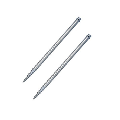 フェンスのための亜鉛めっき金属ヘリカルパイル