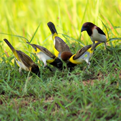 鳥が草の種子を食べないようにする方法